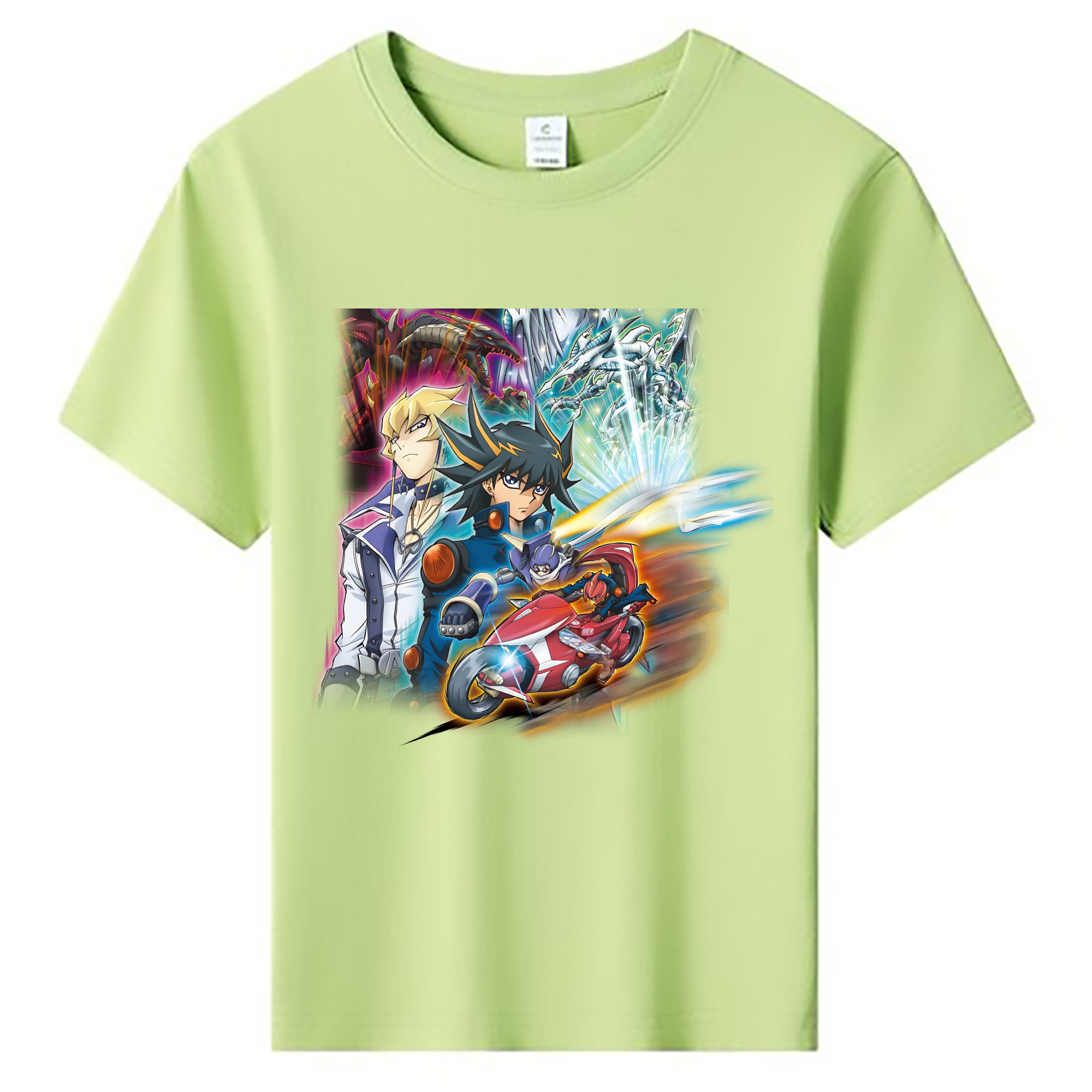 （画像用） 遊☆戯☆王 Yu-Gi-Oh! 綿100％キッズTシャツ（フロントプリント）